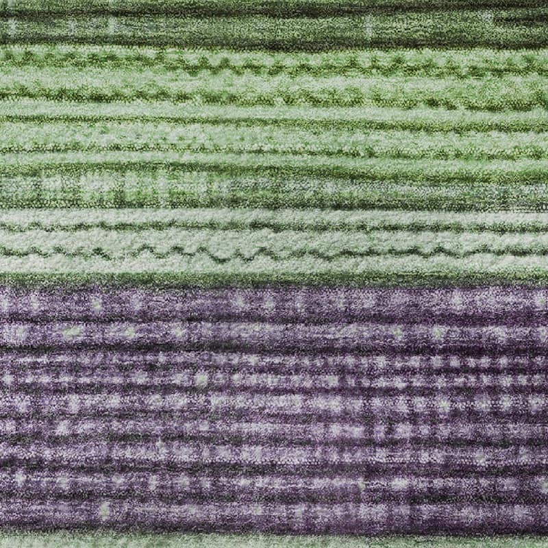 Premium Washable Super Soft Ombre Stripe Mayfield Rug