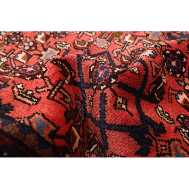 ECARPETGALLERY Hand-knotted Andelz Red Wool Rug - 3'8 x 10'4