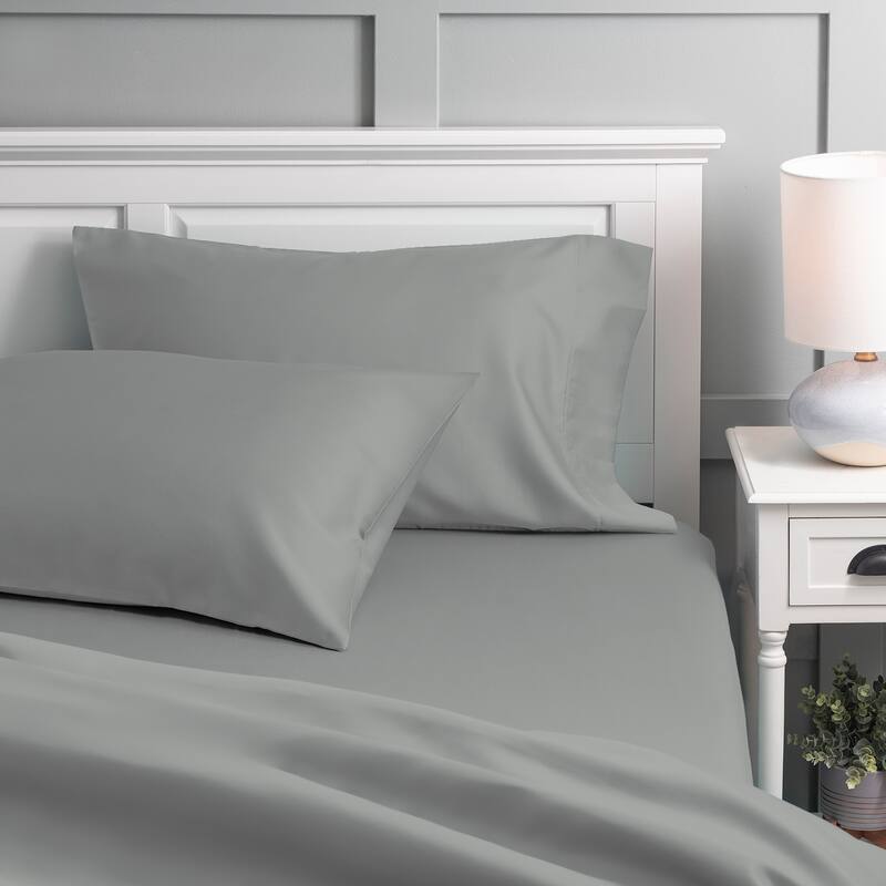 Purity Home 300-Thread Count Ultra-Soft & Silky Cotton Rayon Sheet Set