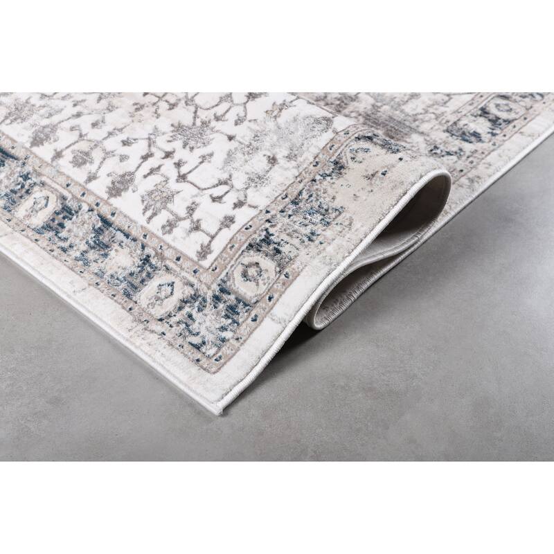 Viana Collection Modern Abstract Area Rug