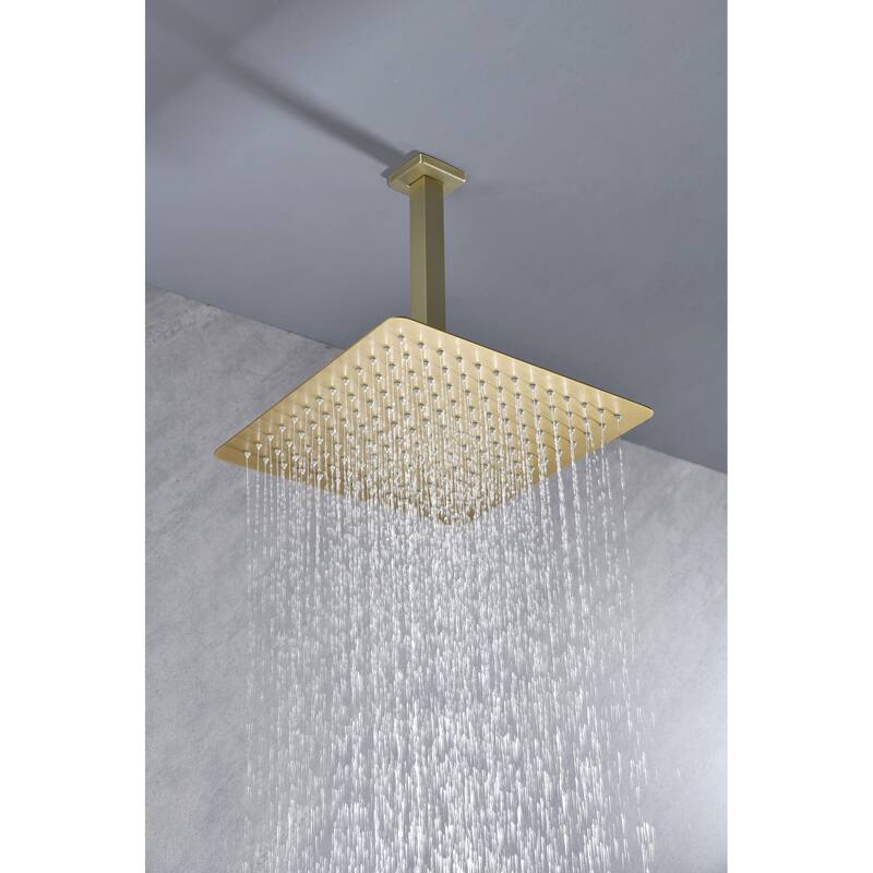 Rain Shower Head High Pressure Rainfall Showerhead Water Saving