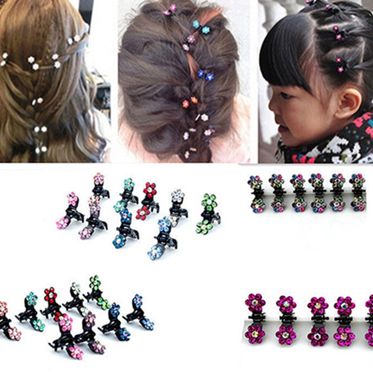hair claws and clamps