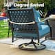 MAISON ARTS 6/7-Piece Patio Conversation Sets, Sofa Set with 2/4 x Single Chairs, 1 x 3-seater Sofa and Coffee Table/Ottomans