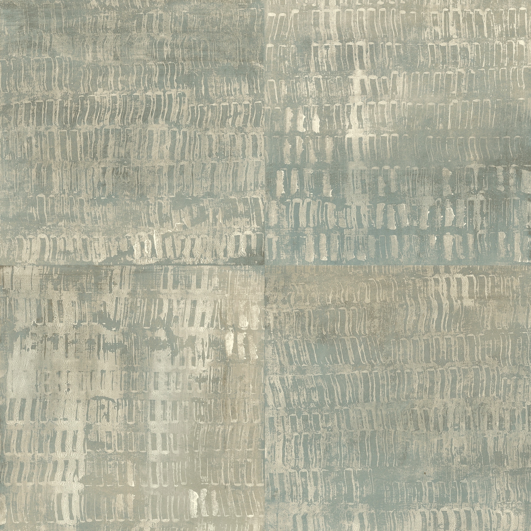 A-Street Prints Conundrum Sage Faux Metal Wallpaper