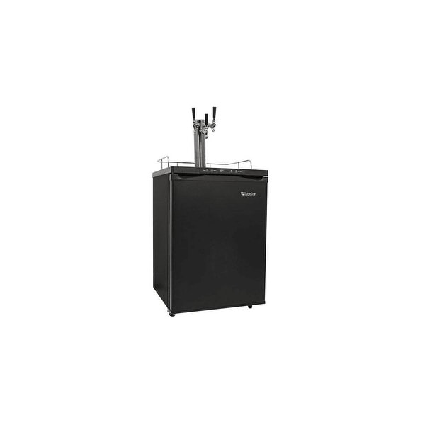 EdgeStar KC3000TRIP 24" Wide Triple Tap Kegerator with Digital Display for Full Size Kegs - N/A