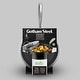 preview thumbnail 7 of 5, Gotham Steel 4 Quart Hammered Design Sauté Pan with Lid Nonstick Cookware, Black
