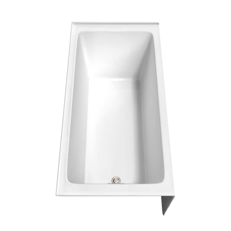 Grayley 60-Inch x 30-Inch Alcove Bathtub in White with Options