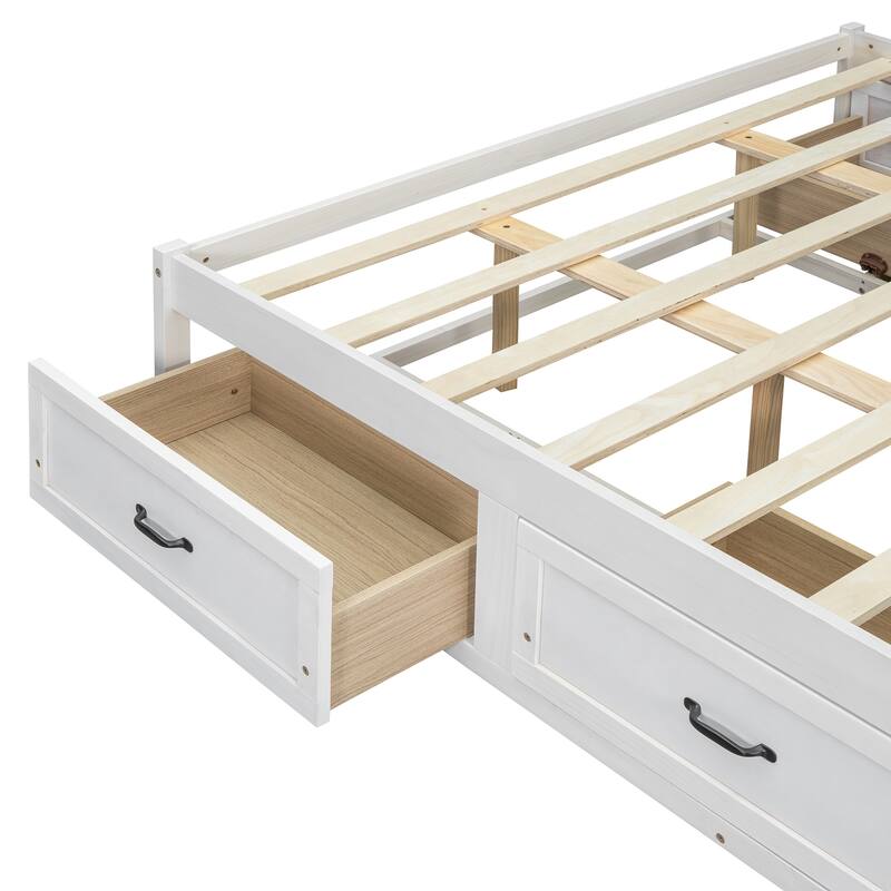 Merax Platform Bed with 6 Storage Drawers