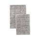 Miranda Haus Cotton Checkers 2-piece Non-skid Bath Rug