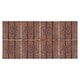 preview thumbnail 1 of 3, 4" x 4" Hammered Copper with Linear Tile Design - Quantity 8 (T4DBL_PKG8)