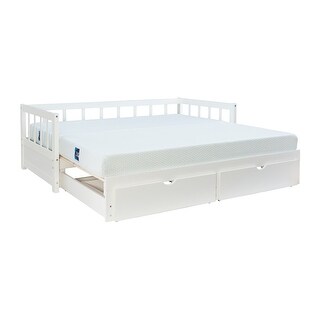 Corsa Twin-to-King Daybed with Storage Drawers