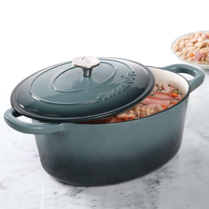 Crock Pot Artisan 7-Quart Oval Dutch Oven