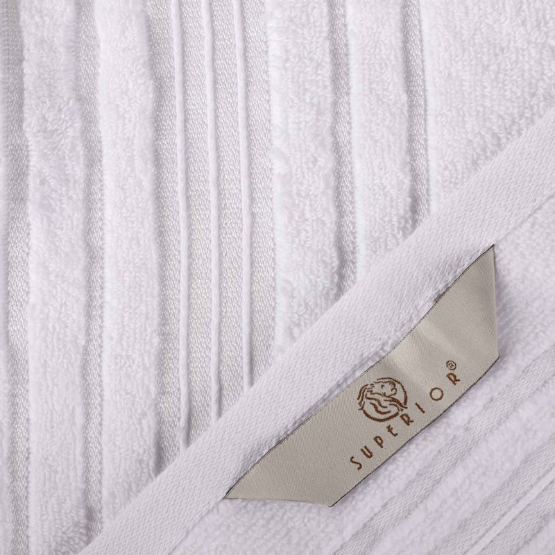 Superior Sadie Zero Twist Cotton Solid and Floral Bath Sheet Set of 2