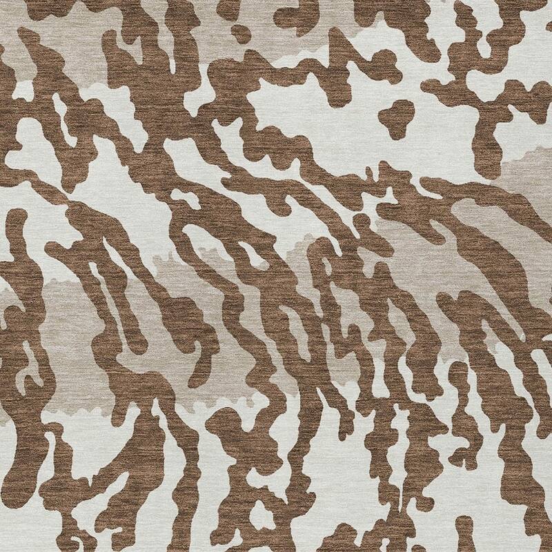 HomeRoots Animal Print Transitional Rectangle Outdoor Rug