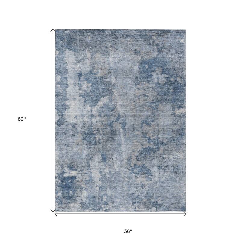 Dava Unique Abstract Weather Resistant Versatile Elegance Outdoor Rug