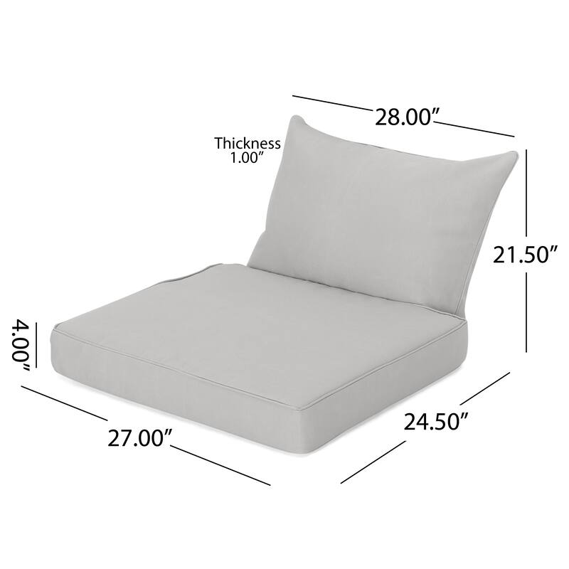 Bernadette Club Chair Cushions (Set of 2) by Christopher Knight Home