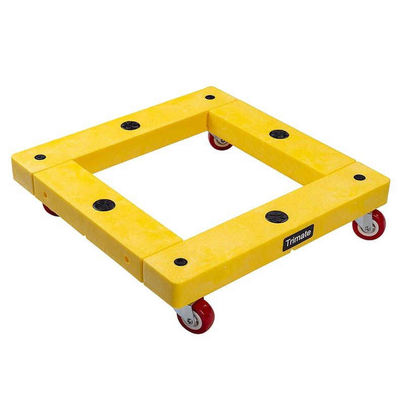 KD Furniture Dolly, 300Lbs, Square: 16"x16", By Trimate