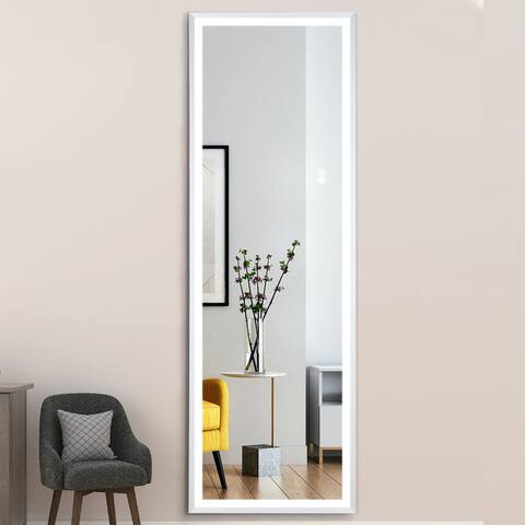 Amari Decorative Wall Mirror with LED Lights - 22"W x 65"H