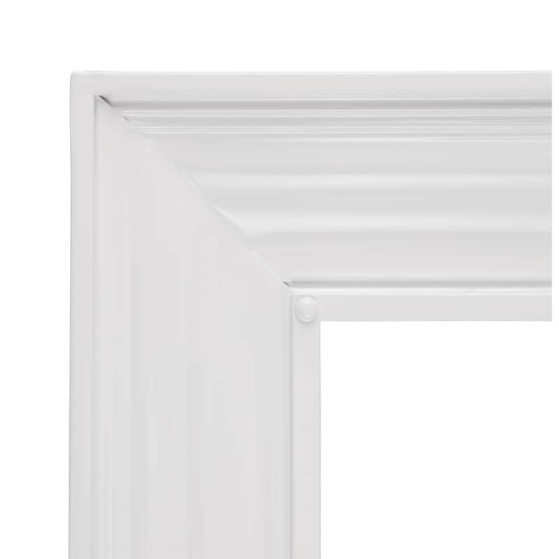 SAFAVIEH Audrianna Rustic 28-inch White Wall Accent Mirror - 24" x 4" x 36" - 24Wx4Dx36H