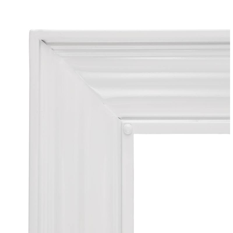 SAFAVIEH Linsa Rustic 28-inch White Wall Accent Mirror - 24" x 4" x 36"