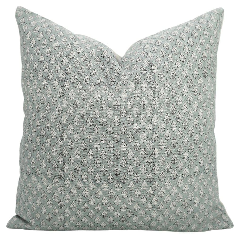 Fabdivine Floral Linen Cushion Cover Soft Cozy Pillow Case Bedroom, Office Farmhouse Décor