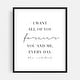 Typography Black White Quotes Sayings The Notebook Art Print/Poster ...