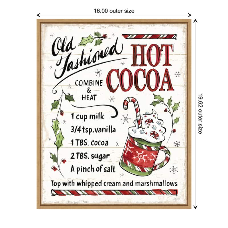 Christmas Treats VII by Anne Tavoletti Framed Canvas Wall Art