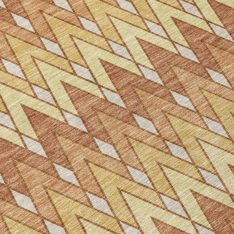 Machine Washable Indoor/ Outdoor Modern Baxter Chantille Rug