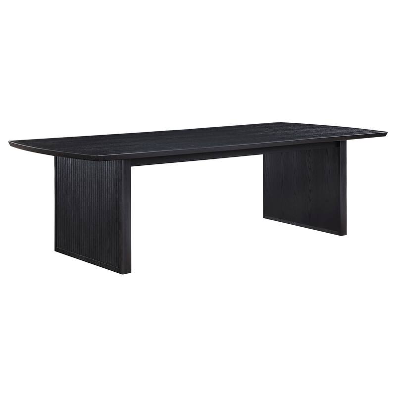 Brookmead Black Extension Leaf Dining Table Set