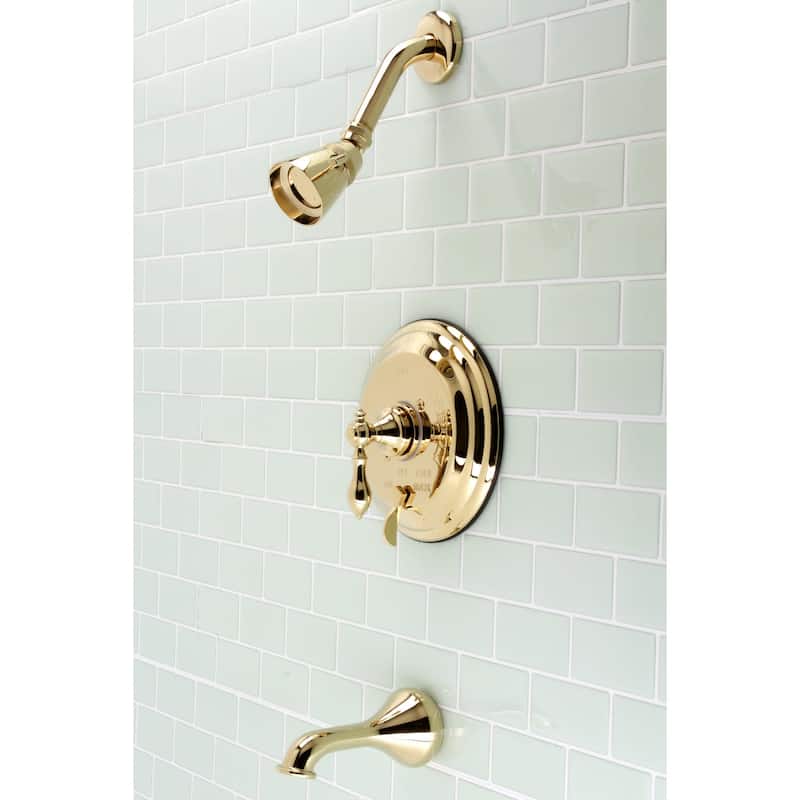 Kingston Brass American Classic Tub and Shower Trim Package With 1.8