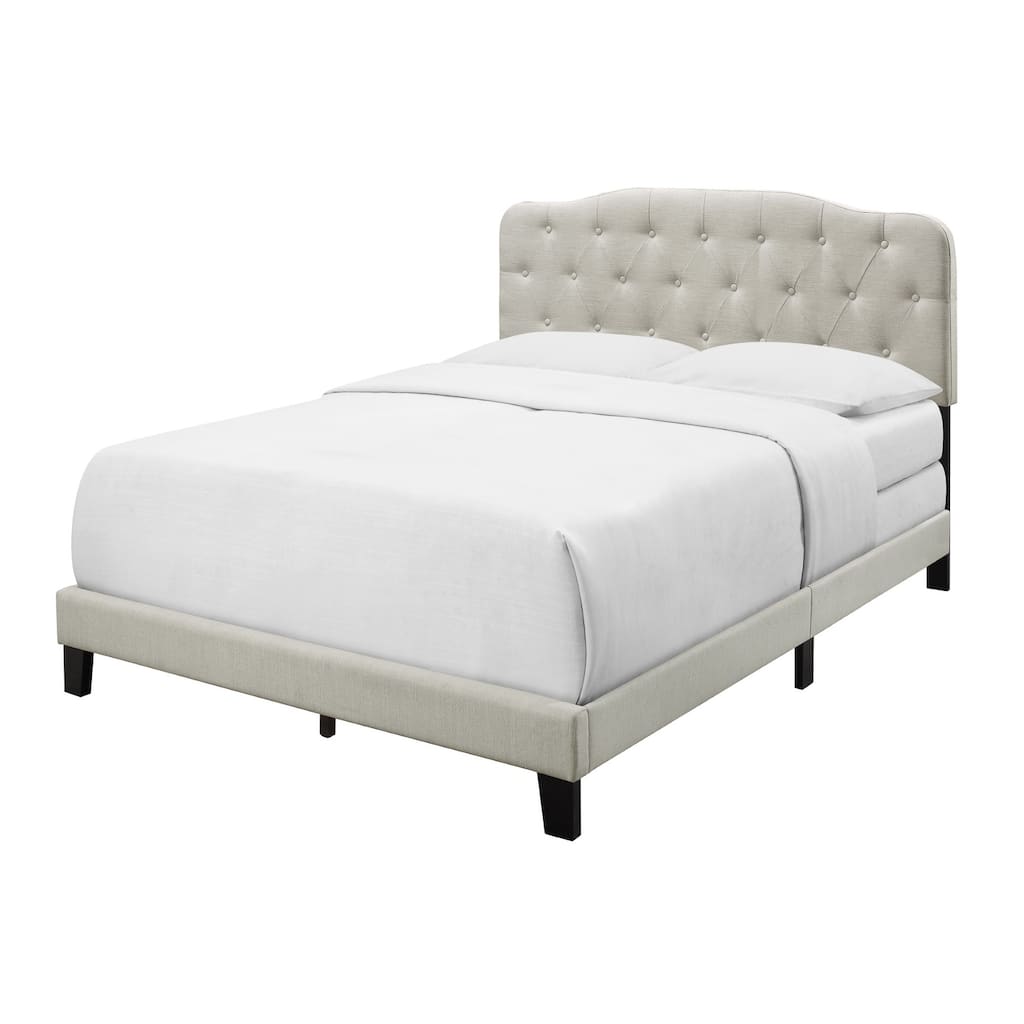 Copper Grove Mantes Upholstered Panel Bed