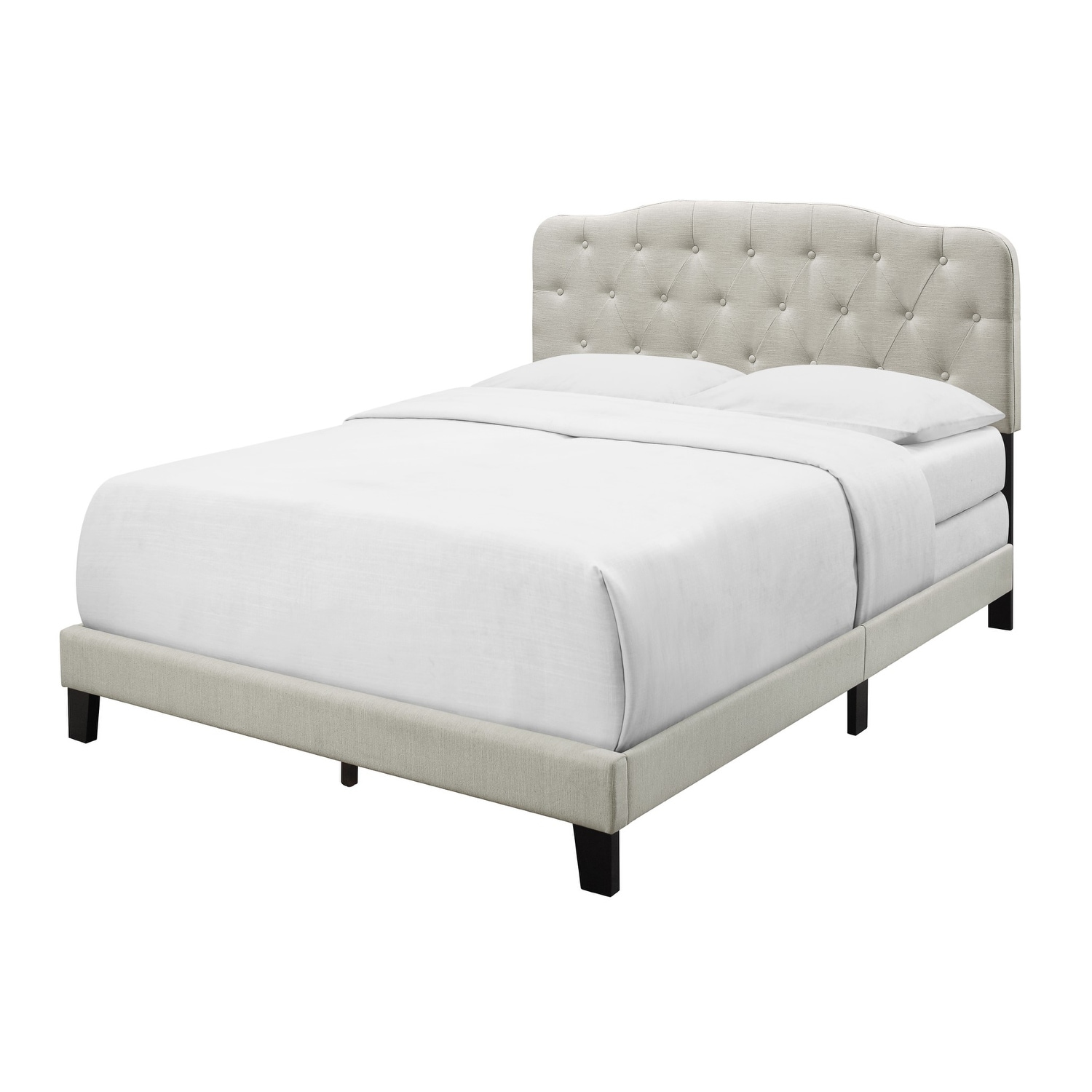Copper Grove Mantes Upholstered Panel Bed