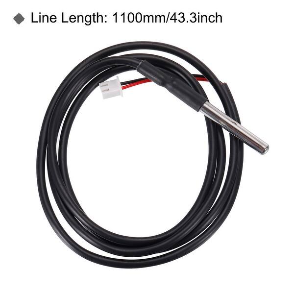 Ice Thickness Sensor Line Water Jet Ice Maker Water Level Sensing Line 110cm 10K Black Bed