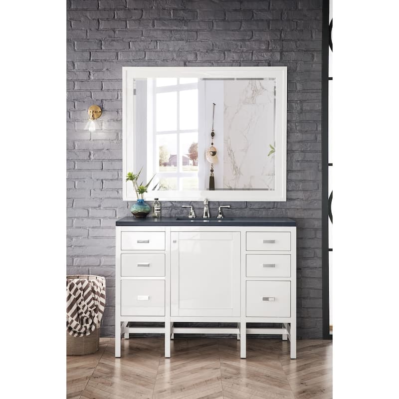 James Martin Vanities Addison 48" Single Basin Hardwood Vanity Set
