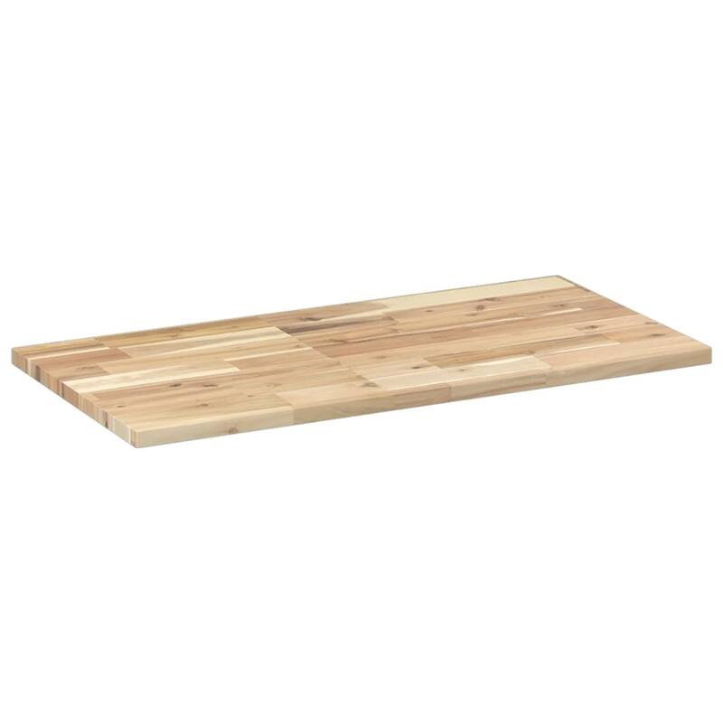 vidaXL Table Top 31.5x15.7x0.8" Rectangular Solid Wood Acacia - 80 x 40 x 2 cm