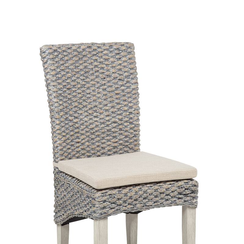 Elodie Seagrass Dining Chair with Seat Cushion-Set of 2