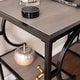 preview thumbnail 2 of 6, SEI Furniture Tynhill Transitional Brown Wood Desk