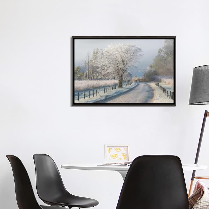 iCanvas "A Frosty Morning" by Chris Moore Framed