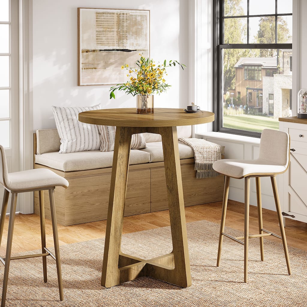 Round Bar Table, 40.15" Bar Height (Only Table)