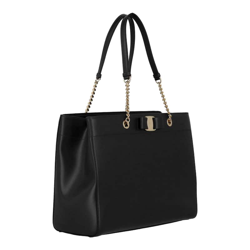 Ferragamo Vara Bow Smooth Leather Tote