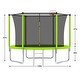 preview thumbnail 6 of 11, 10FT Trampoline with Safety Net Ladder And Basketball Hoop Perfect for Outdoor Fun