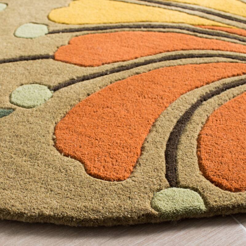 SAFAVIEH, Handmade Soho Renada Floral N.Z. Wool Rug
