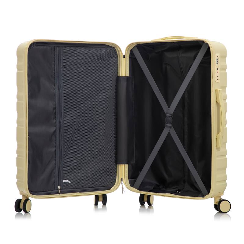 Fashion Luggage Lightweight Luggage, 3-Piece Set with Universal Wheels and Telescopic Handle, for Boarding and Travel
