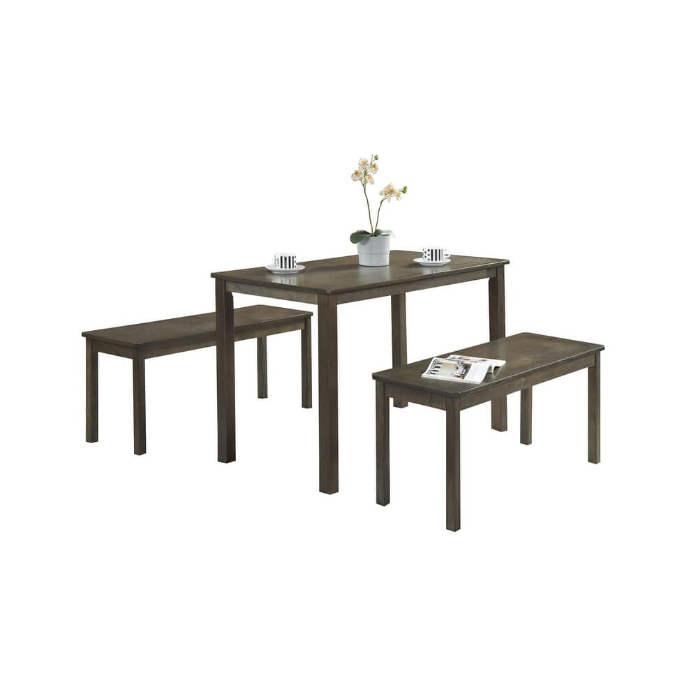 CraftPorch Wood Minimalist 3-piece Dining Set