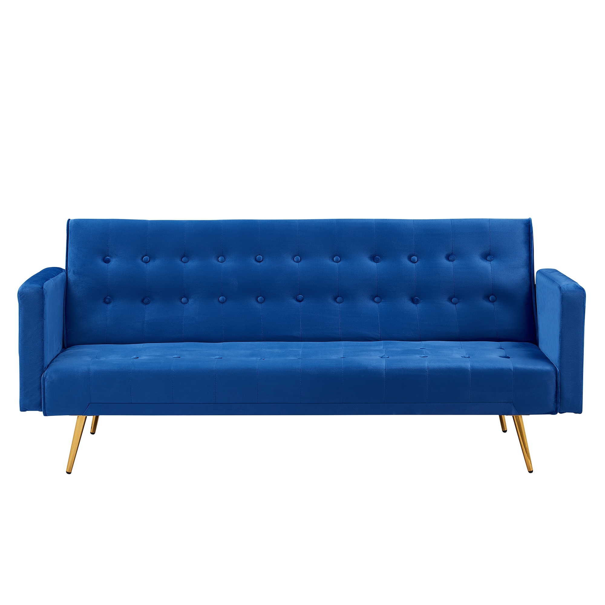 Multifunctional Convertible Folding Sofa Bed with Tufted Back Seat