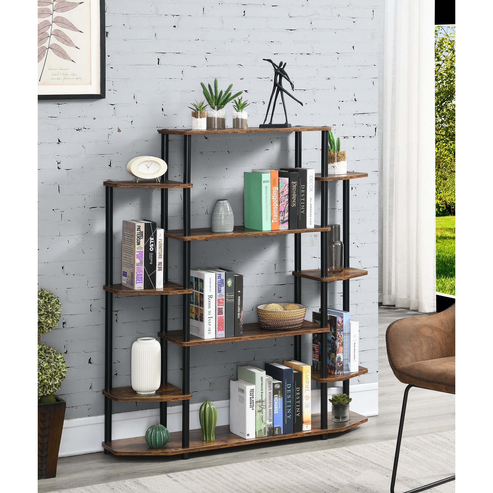 Convenience Concepts Designs2Go Wall Unit Bookshelf