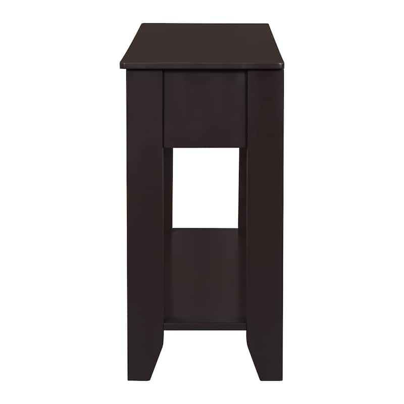 55.4" Modern Console Table Solid Wood Sideboard with 3 Storage Drawers
