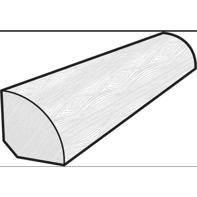 COREtec QTRCT-VV880 CT Prem 94" Long Vinyl Glue Down Quarter Round - - Meditative Oak