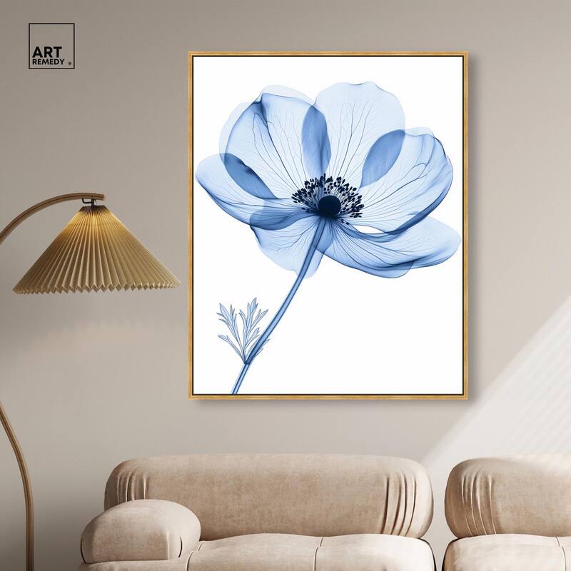 Floral Radiograph Canvas by Art Remedy