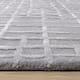 Axel Collection - Grey Grid Rug - On Sale - Bed Bath & Beyond - 29557512